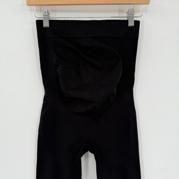 BLANQI Everyday Maternity Belly Support Leggings Black High Waisted Blue Small - Picture 2 of 7